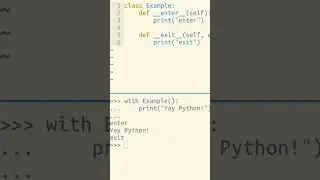 A very simple context manager example #Python #coding