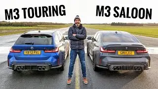 New BMW M3 Touring vs M3 Saloon DRAG RACE | 4k