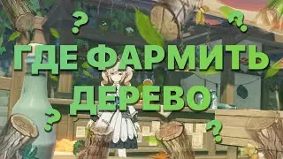 ГДЕ ФАРМИТЬ ДЕРЕВО? | GENSHIN IMPACT