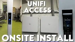 Unifi Access Onsite Installation : Intercoms, G2 reader pros, Intercom viewers