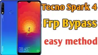 Tecno Spark 4 FRP Bypass Tecno Spark 4 (KC2) Google Account Remove Easy way