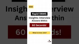 #30 What is Inner Join? | DBMS Interview Questions #shorts #ytshorts #dbms #sql #infoskillx