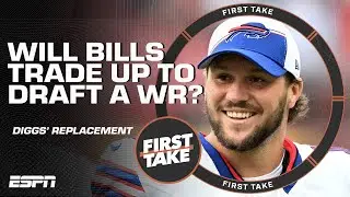 Should the Bills move up to draft Stefon Diggs replacement? 🤔 | First Take