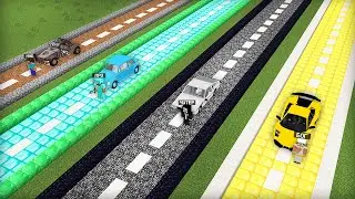 ДОРОГА МАЙНКРАФТ: НУБ ПРОТИВ ПРО ПРОТИВ ЧИТЕР ПРОТИВ БОГ БАТЛ | Компот Minecraft