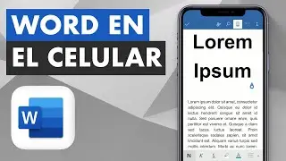 Como Usar Word En el Celular 📝 Abrir y Editar Archivos | Android y Iphone