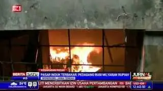 Ratusan Kios Pasar Induk Wonosobo Ludes Terbakar