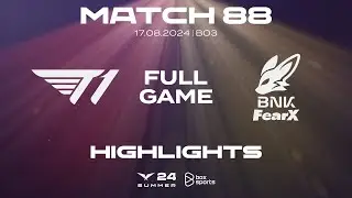 Full Highlights T1 vs FOX | Match 88 | LCK Mùa Hè 2024