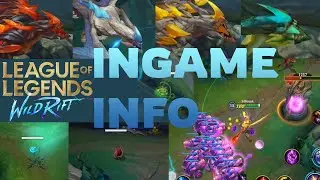 Wild Rift ingame information (drake, honey fruit, blast cone, scryers bloom, baron)