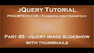 jquery image slideshow with thumbnails