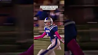 Can She even Score a TOUCHDOWN? ☠️ 