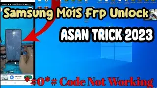 Samsung M01s Frp Unlock | *#0*# Code Not Working | Samsung M01s Frp Bypass Unlock Tool 2023