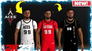 Las Vegas Aces Jersey Creation For Pro Am | NBA 2K23 Next Gen PS5