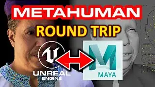 Metahuman Body, Face Animation Tools, Custom Clothes Maya Unreal Workflow