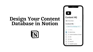 How To Seamlessly Create and Manage Content in Notion | Notion Demo