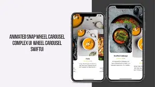 Animated Snap Wheel Carousel Complex UI Wheel Carousel