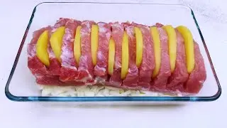 Recipe for delicious potatoes with meat for lunch, for a festive table # 62