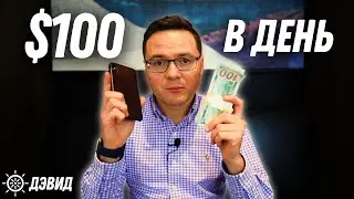 Как заработать 100 долларов в день без вложений? - Дэвид Колесников