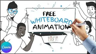 Create Whiteboard Animation Video FREE With Canva (AI Step By Step Method)