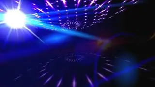 Футажи для видеомонтажа.Красивые огни на синем фоне.