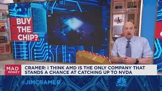 AMD is the only company that stands a chance at catching up to Nvidia, says Jim Cramer