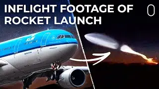 Wild: KLM Airbus A330 Pilot Captures SpaceX Rocket Launch From 40,000 feet