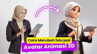 🔴 Cara membuat Avatar Animasi 3D dari foto || Belajar AI untuk Pemula