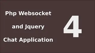 Php Chat Application System Tutorial Websocket and Jquery - 4 First Message from a browser client