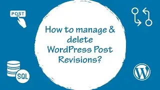 How To delete manage & WordPress Post Revisions !