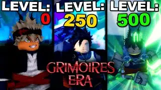 I Spent 24 Hours Grinding To Become THE WIZARD KING In Roblox Grimoire Era...Heres What Happened