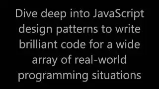 JavaScript Design Patterns: 20 Patterns for Expert Code