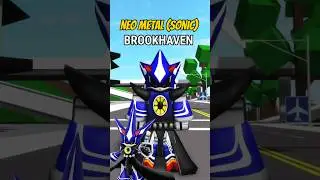 Cara membuat NEO METAL SONIC di brookhaven #shorts