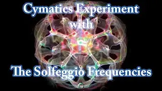 CYMATICS-CIMATICA-CYMATIC: Experiment 16 with The Solfeggio Frequencies (432 Hz)