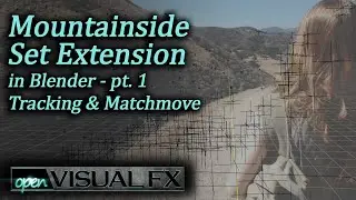 Mountainside Set Extension in Blender, part 1