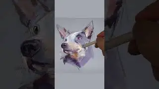 Drawing a Cute Dog on iPad | Procreate Tutorial