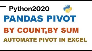 How to Pivot Pandas Dataframe | Apply Pivot Table to Pandas Dataframe | Python Pivot Table