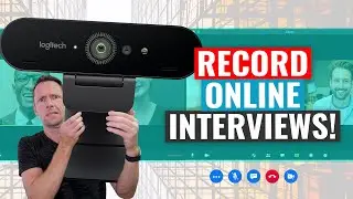 How to Shoot an Interview ONLINE (Remote Interview Tutorial!)