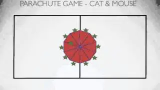 P.E. Games - Parachute Game: Cat & Mouse