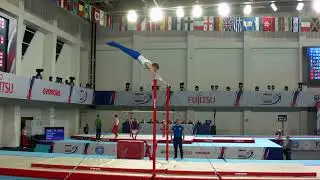 YEMELIANOV Yurii (UKR) - 2023 Artistic Junior Worlds - Qualifications Horizontal Bar