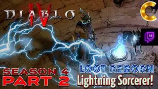 Diablo IV: Season 4 Part 2 | Level 100 Maxed Out Lightning Sorcerer! | PC, RTX 3090