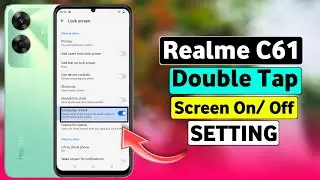 Realme C61 Double Tap To Screen On Off Setting | Realme C61 Double Tap Setting | HM Technical