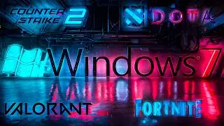 WINDOWS 7 ДЛЯ ИГР В 2024 👀 ЗАПУСТЯТСЯ ? СS2 DOTA2 APEX VALORANT FORTNITE