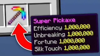 Minecraft, But Every Enchant Is Level 1,000,000...