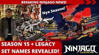 Ninjago Season 15 Set List + Legacy! Breaking Summer 2021 LEGO News!