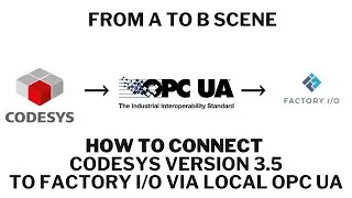 How to connect Codesys to factory IO using OPC server