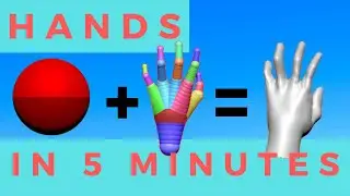 Hands in 5 Minutes - Quick Hands in Zbrush - Beginner Tutorial