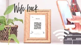 Make Your Long WIFI Password Into a QR Code for Fast Sharing | Tutorial