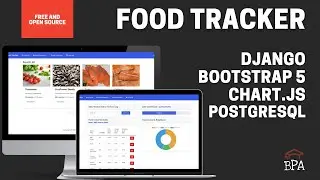 Food Tracking Web App Project | Django & Bootstrap | Free Download