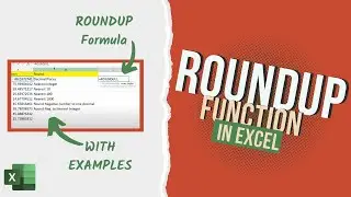 How to use ROUNDUP Function in Excel (With Examples) 🔥🔥