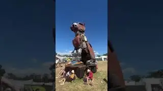 Carhenge at Glastonbury 2023
