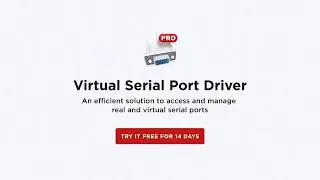 Virtual Serial Port Driver PRO -  manage real and virtual COM port bundles